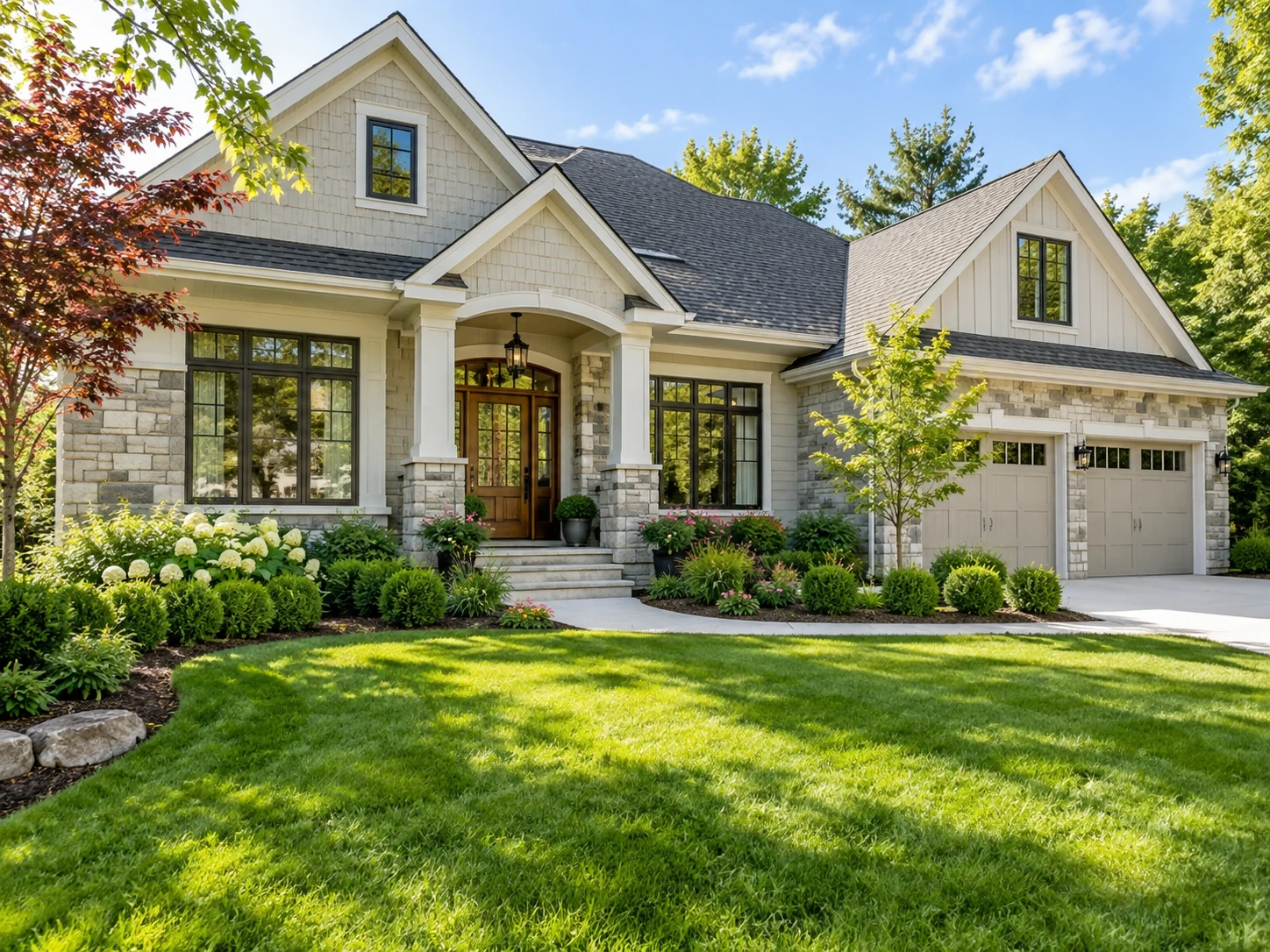 Landscaping home exterior design