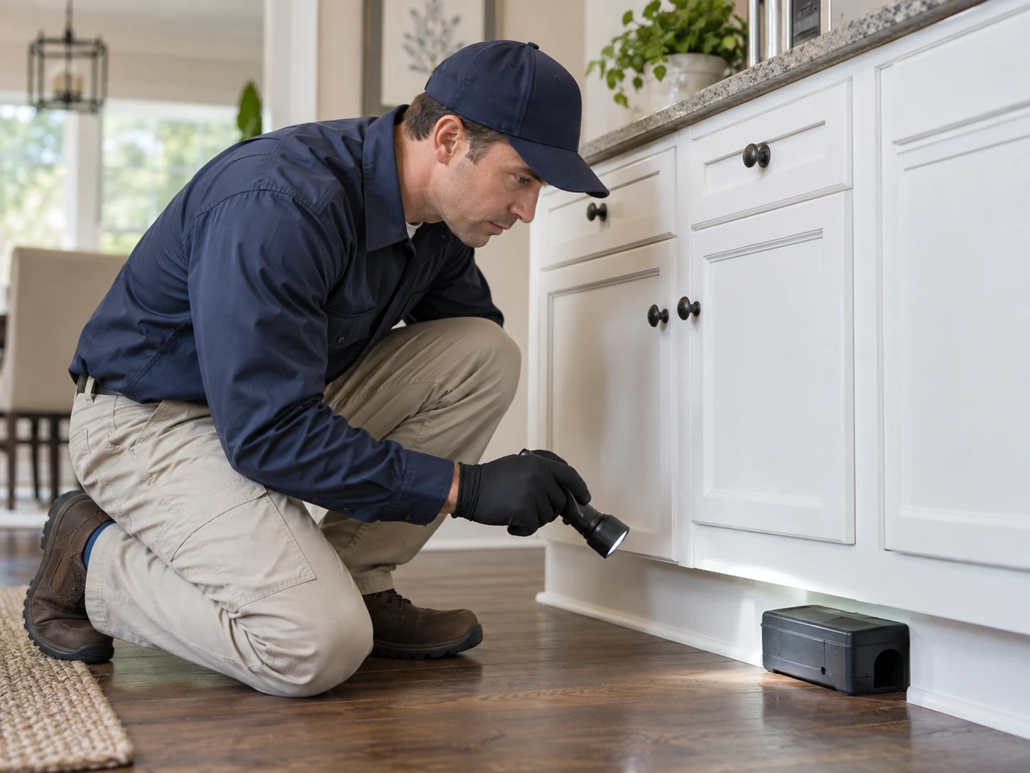 Professional pest control home inspection
